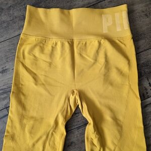 PINK Victoria's Secret High-Waist Yellow Leggings